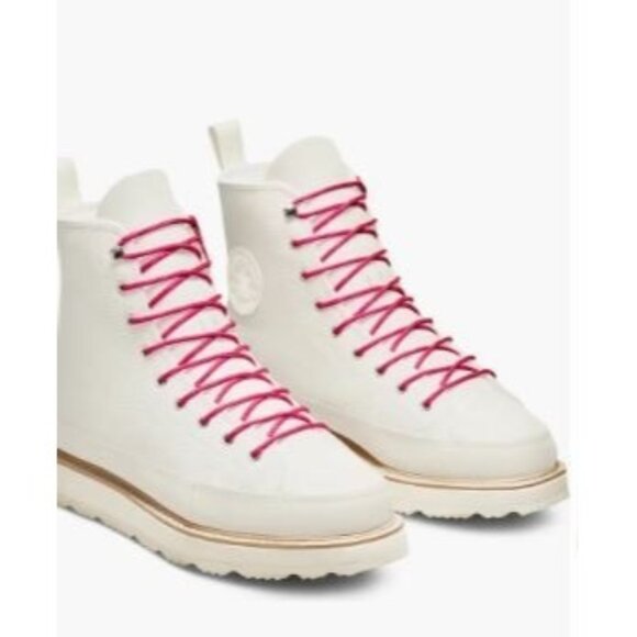 Converse Chuck Taylor Crafted Boots Egret White Pink Men's 8.5 Women's 10 NEW! - Picture 1 of 11